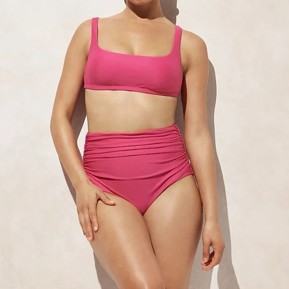 J.Crew Red Bikini 34C/M - Picture 5 of 16